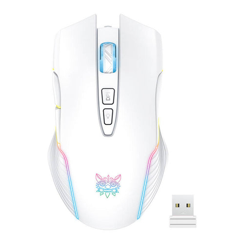 ONIKUMA CW905 - Souris gaming sans fil RGB (blanc) - visuel 1