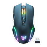 ONIKUMA CW905 - Souris gaming sans fil RGB (noir) (vue 2)