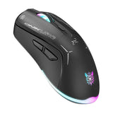 ONIKUMA CW917 - Souris gaming sans fil RGB, noire : adaptateur USB fourni