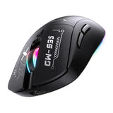 ONIKUMA CW953 - Souris gaming sans fil 3 modes 12800 DPI, noire