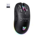 ONIKUMA CW953 - Souris gaming sans fil 3 modes 12800 DPI, noire : trois modes connexion