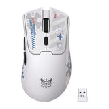 ONIKUMA DM01 - souris gaming sans fil blanche, Bluetooth et 2,4 GHz : récepteur USB