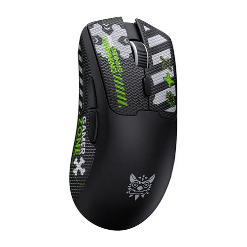 ONIKUMA DM01 - souris gaming sans fil noire, Bluetooth et 2,4 GHz : boutons latéraux