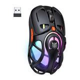 ONIKUMA DM02 - Souris gaming sans fil ajourée 73 g, noire : coque alvéolée légère
