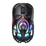 ONIKUMA DM02 - Souris gaming sans fil ajourée 73 g, noire : récepteur sans fil inclus