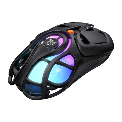 ONIKUMA DM02 - Souris gaming sans fil ajourée 73 g, noire
