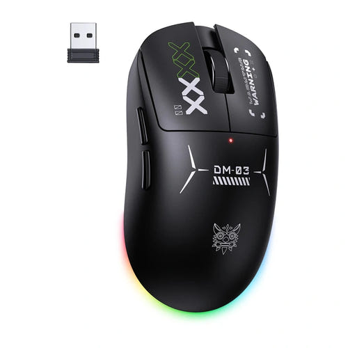 ONIKUMA DM03 - souris gaming sans fil RGB, 24000 DPI, noire - visuel 1