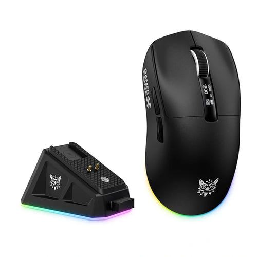 ONIKUMA DM07 - souris gaming sans fil RGB, noire - visuel 1