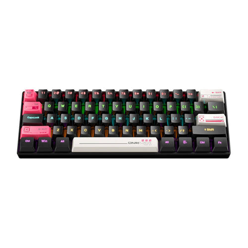 ONIKUMA G55 - Clavier gaming compact 61 touches RGB QWERTY, noir