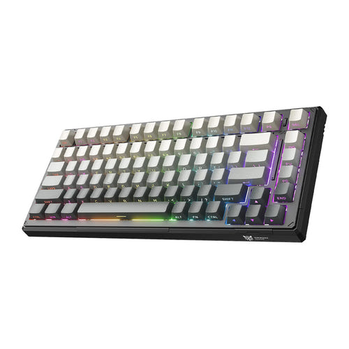 ONIKUMA G83 - Clavier gaming mécanique 83 touches hot-swap 3 modes, noir