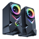 ONIKUMA L2 - Enceintes gaming 2 × 5 W RGB, USB et Bluetooth - visuel 3