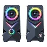 ONIKUMA L2 - Enceintes gaming 2 × 5 W RGB, USB et Bluetooth - visuel 2