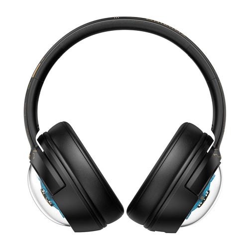 ONIKUMA GT802 - Casque gaming triple connexion 2,4 GHz, Bluetooth 5.4 et filaire (noir) : panneau commandes écouteur