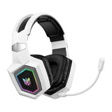 ONIKUMA GT806 - casque gaming sans fil RGB, transducteurs 50 mm, blanc - visuel 2