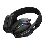 ONIKUMA GT826 - Casque gaming sans fil 3 modes, RGB, 20 h (noir) : micro pivotant gt826
