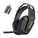 ONIKUMA GT828 - Casque gaming sans fil 2,4 GHz / Bluetooth 5.4, 55 h