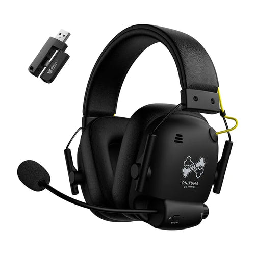 ONIKUMA GT888 - casque gaming sans fil 4 modes, micro antibruit rétractable, noir - visuel 1