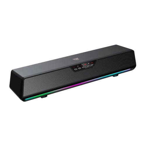 ONIKUMA L13 - Barre de son gaming RGB avec micro amovible : enceinte PC Bluetooth 5 4