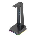 ONIKUMA ST-2 - Support casque RGB avec hub 3 ports USB 2.0, noir - visuel 4