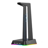 ONIKUMA ST-2 - Support casque RGB avec hub 3 ports USB 2.0, noir - visuel 1