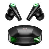 ONIKUMA T308 - Écouteurs sans fil TWS IP54 à double micro, noir : accents verts design