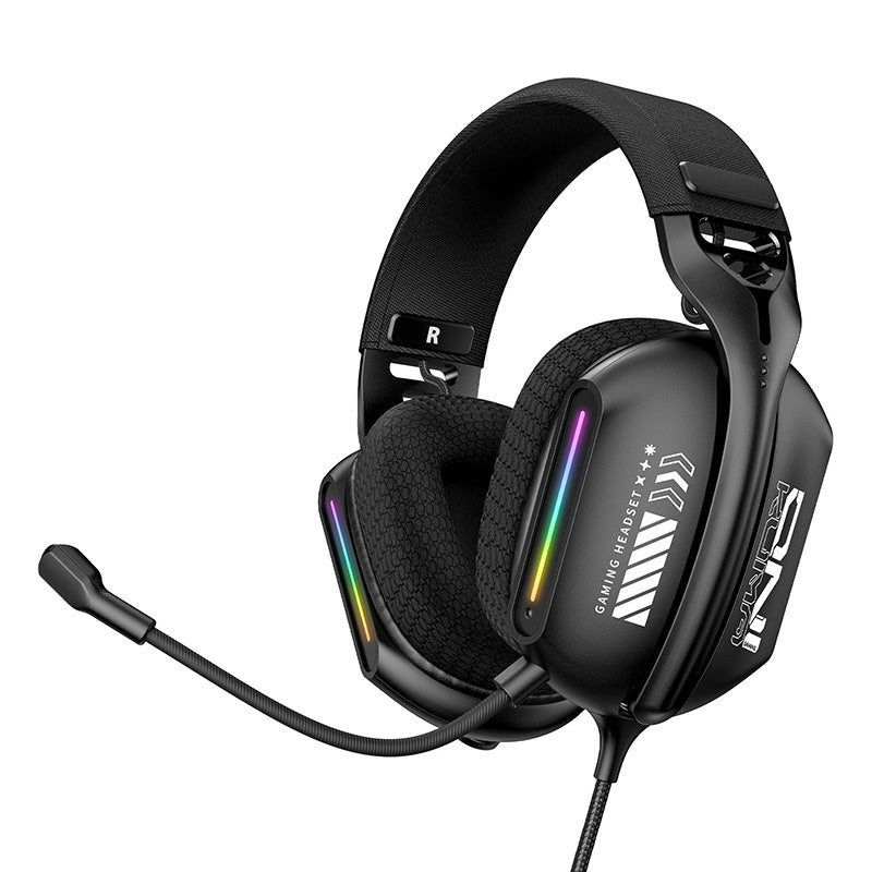 ONIKUMA X12 - Casque gaming filaire 40 mm RGB avec micro flexible 360° - visuel 1