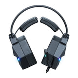 ONIKUMA X20 - Casque gaming filaire surround 50 mm RGB, noir : éclairage œil de faucon