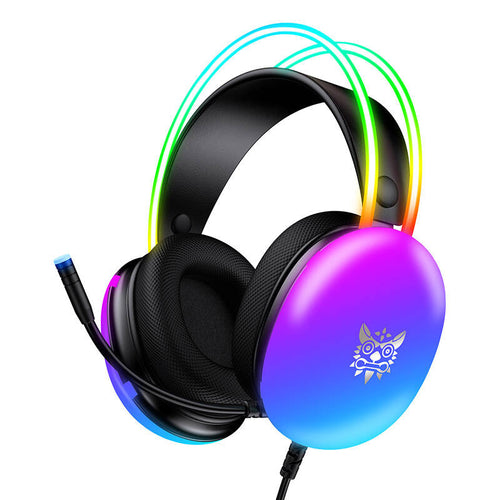 ONIKUMA X25 - Casque gaming filaire mousse à mémoire de forme, noir