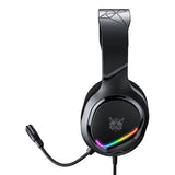 ONIKUMA X31 - casque gaming filaire RGB avec micro pivotant - visuel 5