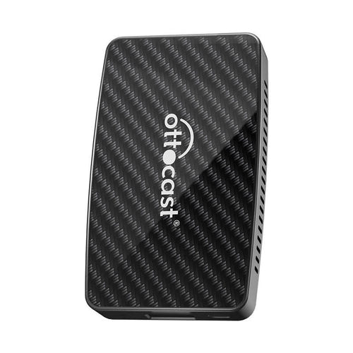 Ottocast CA400-S - Passerelle multimédia 4 en 1 CarPlay et Android Auto, noire : sur écran origine