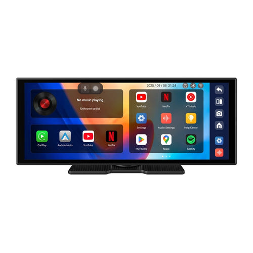 Ottocast OttoAiBox N95C - Écran multimédia de voiture 11,4 pouces avec caméra de recul : fournie