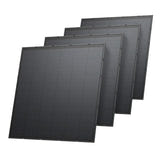 EcoFlow 250W - lot de 2 panneaux solaires rigides : installation extérieure