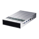 Peladn G2E - Station d'accueil Thunderbolt 5 à 13 ports, charge 140 W, argent : face arrière HDMI DisplayPort