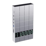 Peladn G2E - Station d'accueil Thunderbolt 5 à 13 ports, charge 140 W, argent : face avant lecteur cartes