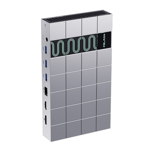 Peladn G2E - Station d'accueil Thunderbolt 5 à 13 ports, charge 140 W, argent - visuel 1