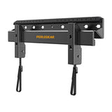 Perlegear PGMT7 - Support mural TV fixe 24 à 55 pouces, VESA 100x100 à 400x400, 45 kg : rails acier et visserie fournie