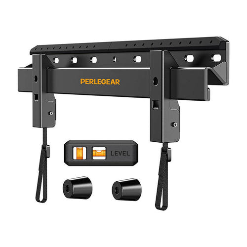 Perlegear PGMT7 - Support mural TV fixe 24 à 55 pouces, VESA 100x100 à 400x400, 45 kg
