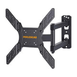 Perlegear PGMFK6 - Support mural TV double bras articulé pour écrans de 26 à 60 pouces : déplié vue de côté