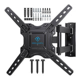 Perlesmith PSMFK12 - Support mural TV orientable 26 à 60 pouces, 35 kg