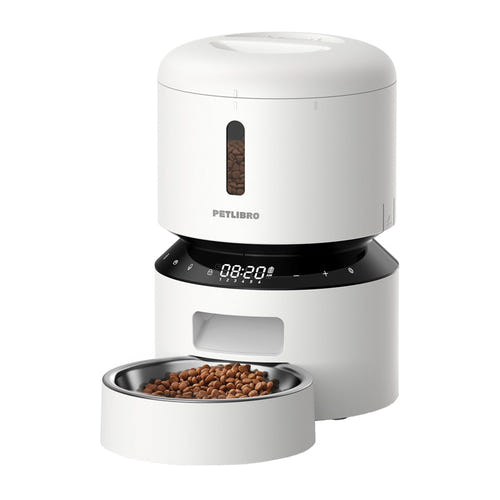 Petlibro Granary 3 L - Distributeur de croquettes programmable blanc : 3 L blanc couvercle verrouillé