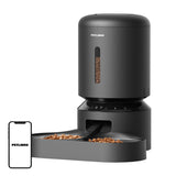 Petlibro Granary - Distributeur de croquettes connecté double gamelle 5 L (noir) - visuel 1