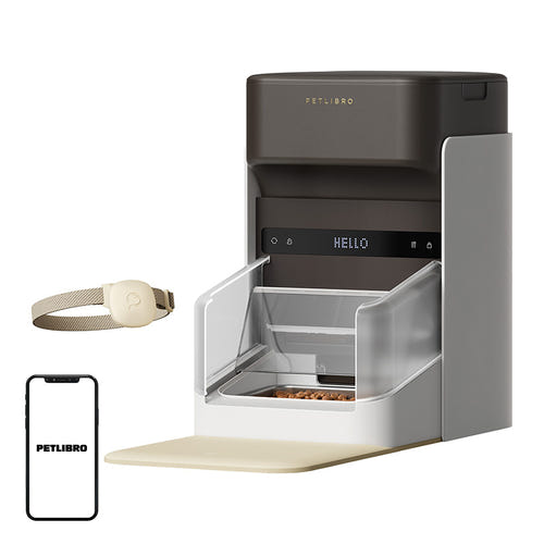 Petlibro PL-AF301-31B - Distributeur de croquettes RFID 3 L avec collier : 3 L collier