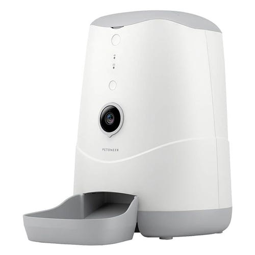 Petoneer PF007 Nutri Vision - Distributeur de croquettes 3,7 L avec caméra : gamelle et réservoir