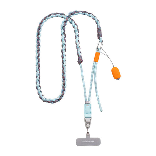 PGYTECH LinkGo P-PG-059 - Sangle bleue tressée pour téléphone