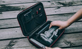 PGYTECH P-18C-020 - Étui de transport pour DJI Osmo Pocket et OM 5 : ouvert compartiments