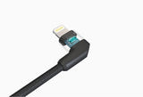 PGYTECH P-GM-115 - Câble USB-A vers Lightning MFi de 35 cm : embout USB-A
