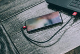 PGYTECH P-GM-115 - Câble USB-A vers Lightning MFi de 35 cm : connecteur Lightning certifié mfi