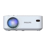 Philips N-100 - Mini vidéoprojecteur LCD 800 x 480, blanc : vue de dessus commandes