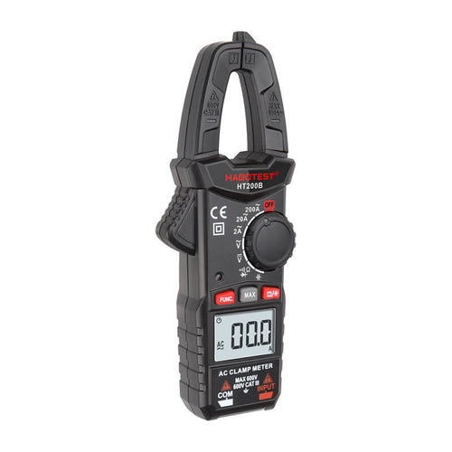 Habotest HT200B - pince ampèremétrique numérique compacte True RMS : mâchoire ouverte