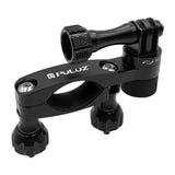 Puluz PU237B - fixation guidon aluminium rotation 360° pour caméra d'action : support guidon caméra vue latérale